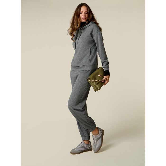 Oltre - Joggers in jersey soft touch - Grigio