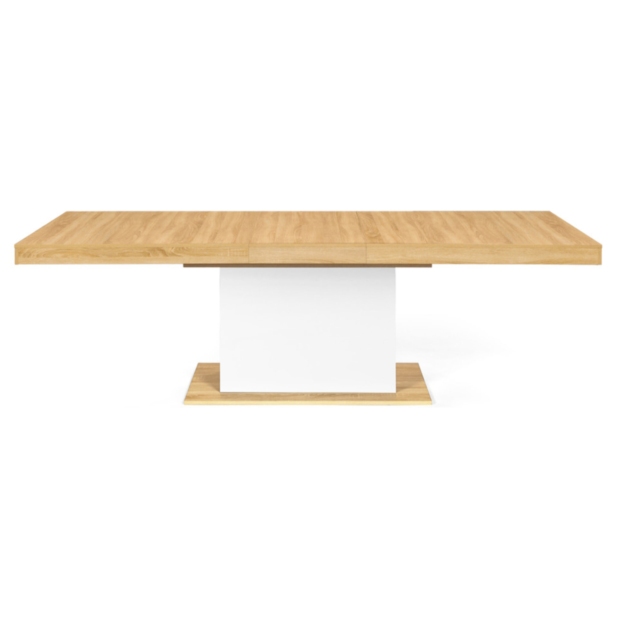 Table à manger extensible Tania - Bois - Blanc