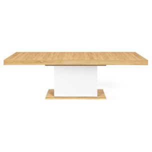 Table à manger extensible Tania - Bois - Blanc