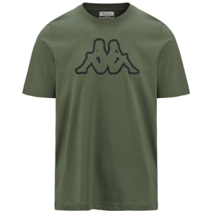 Kappa - T-Shirts & Top Uomo Verde - Logo Amberis 140