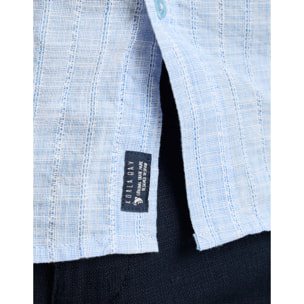 Camisa Manga Corta Azul Claro - Nocam