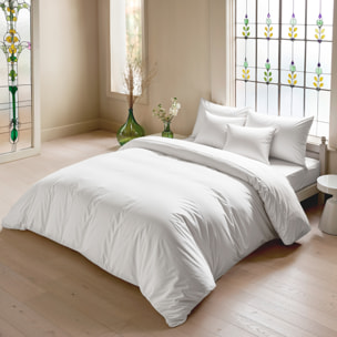 Housse de couette Blanc 100% coton 79 cm/2