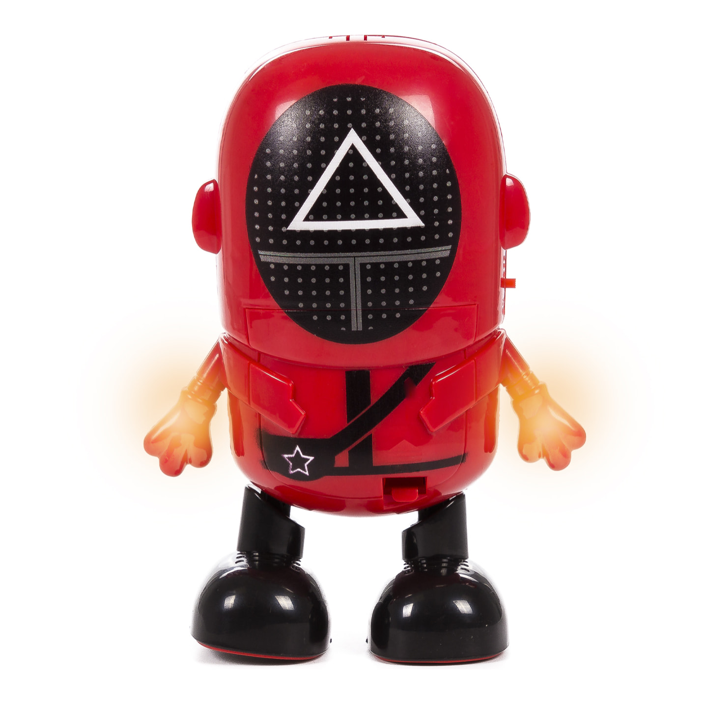 Squid DAM ballerino con musica e luci LED. Vigilante Triangolo. 18cm.