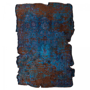 ATINOU Tapis salon kilim, Forme originale, Tissé à la main