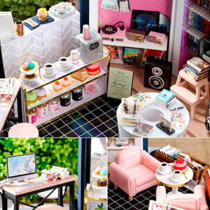 Cafetería del Libro. Maqueta 3D realista con gran detalle y luces led.