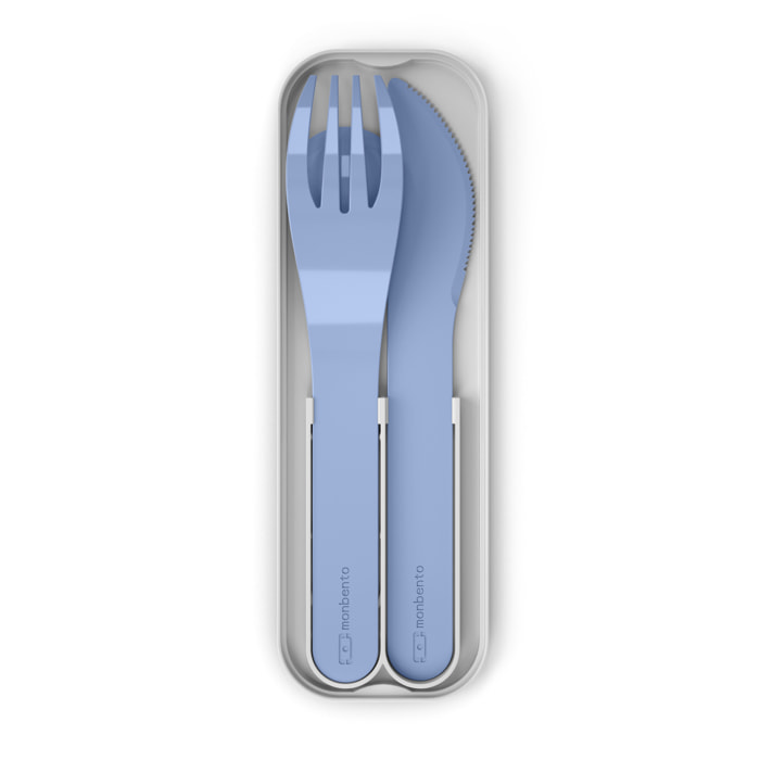 Set de 3 couverts Pocket Color Bleu Infinity