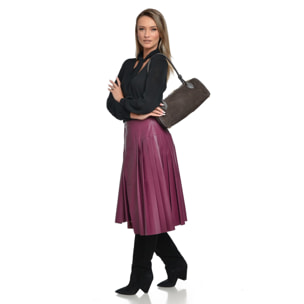 Borsa a mano Anna Luchini Marrone