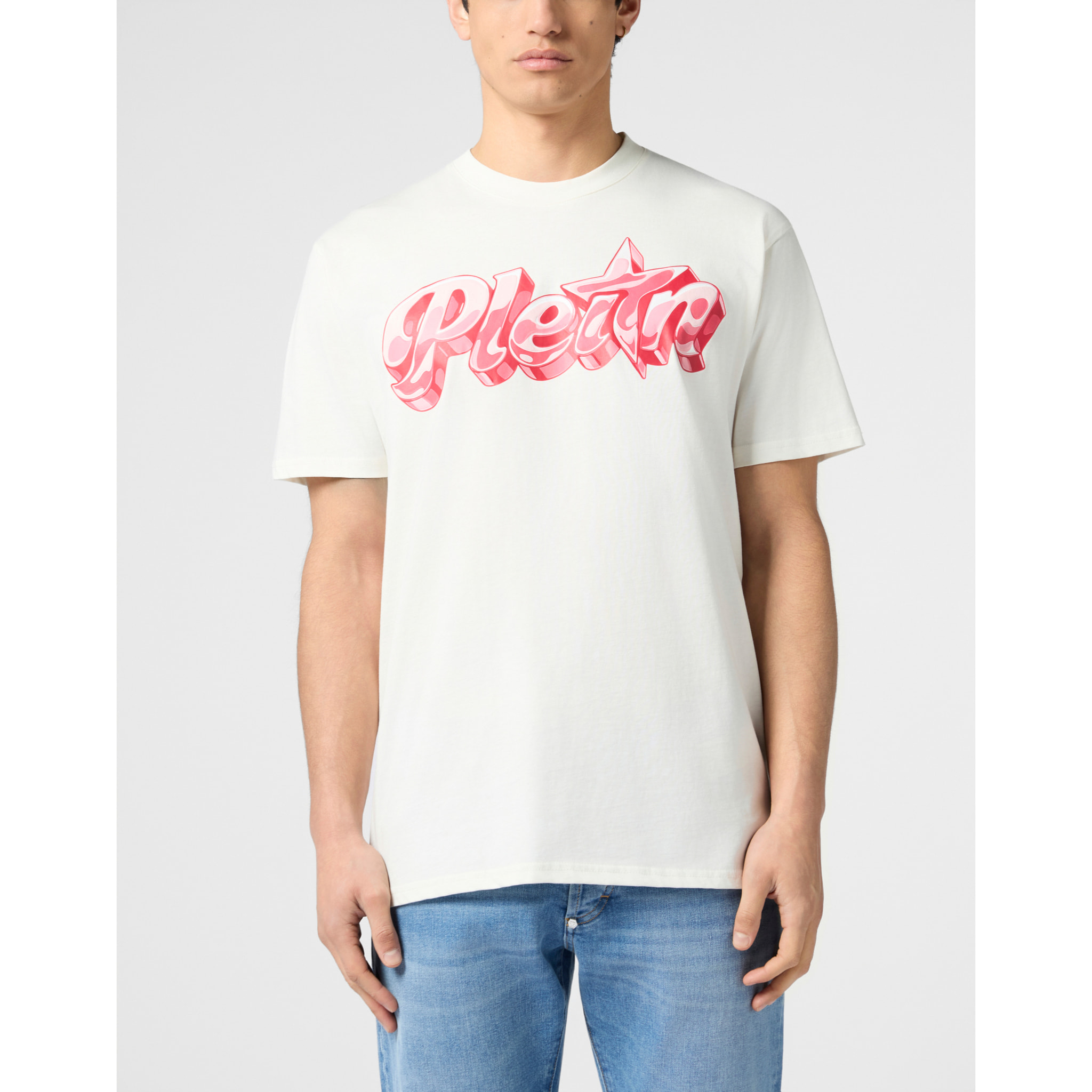 PHILIPP PLEIN Round Neck T-Shirt Puffy Gummy Plein