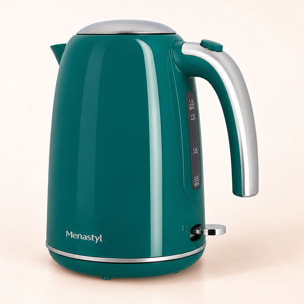 Bouilloire en acier inoxydable 1,7L bleu canard RETRO