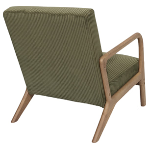 Fauteuil Salon Cotele Scott Vert