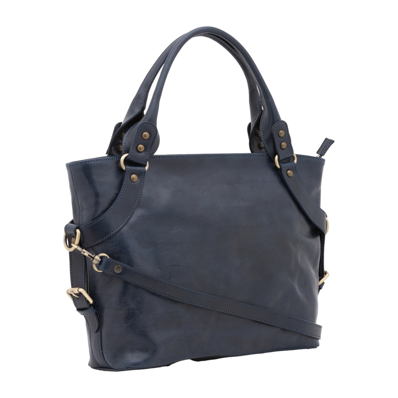 Borsa a mano da donna - Modello False - 100% pelle - 43.0 x 28.0 x 12.0 cm