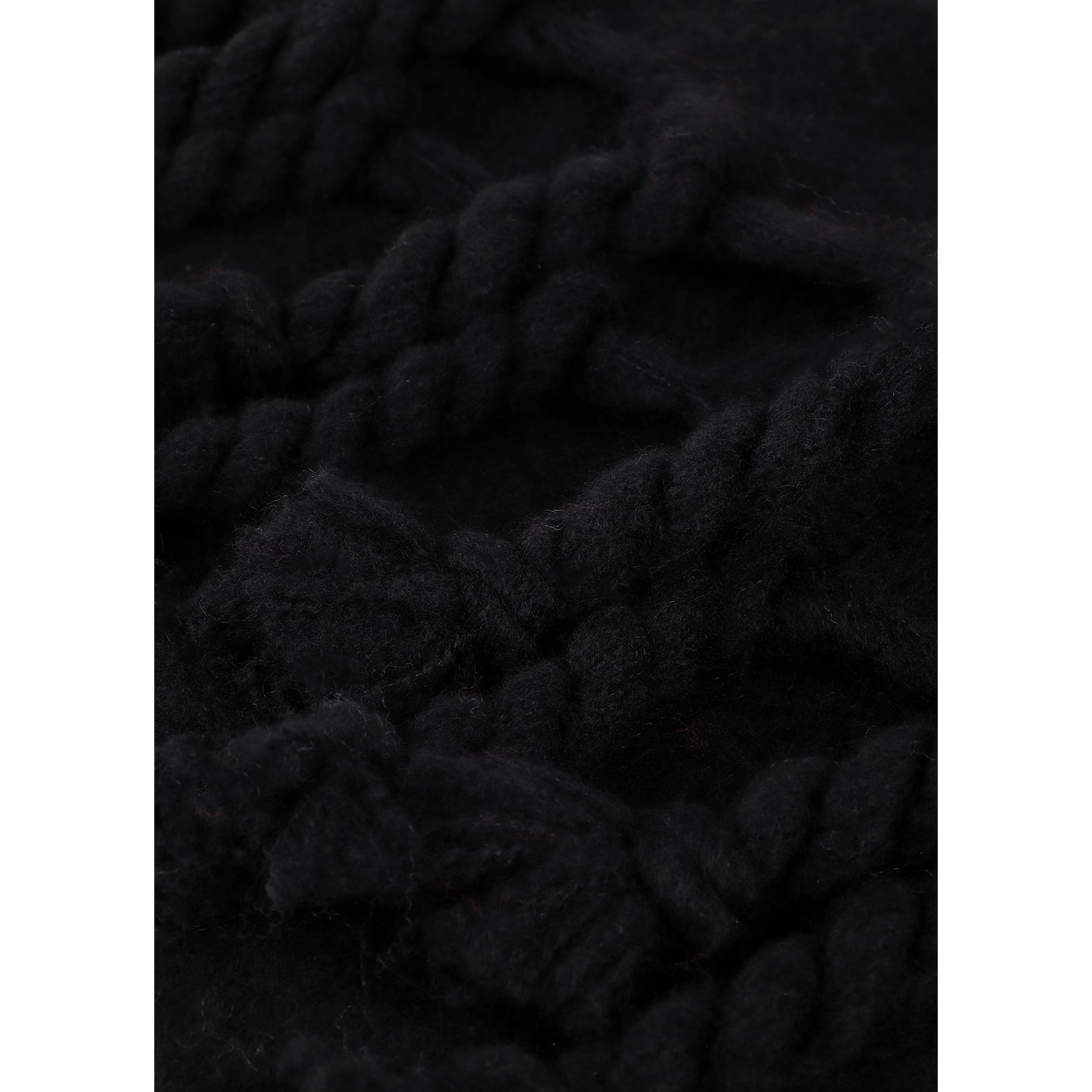 Sciarpa Liscia con Frange Spesse