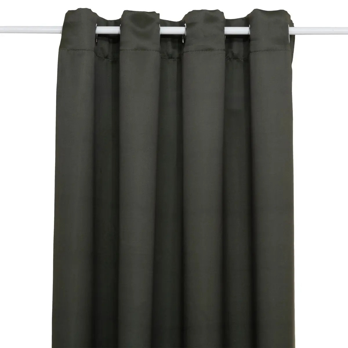 Rideau occultant "Odelie" vert kaki 135x240cm