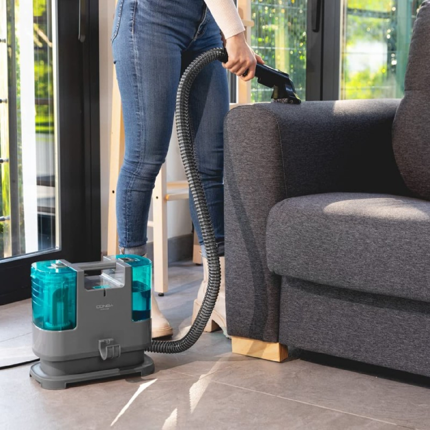 Cecotec Aspirador de Tapicerías Conga Popstar 3000 CarpetClean L 400 W 2 Depósit