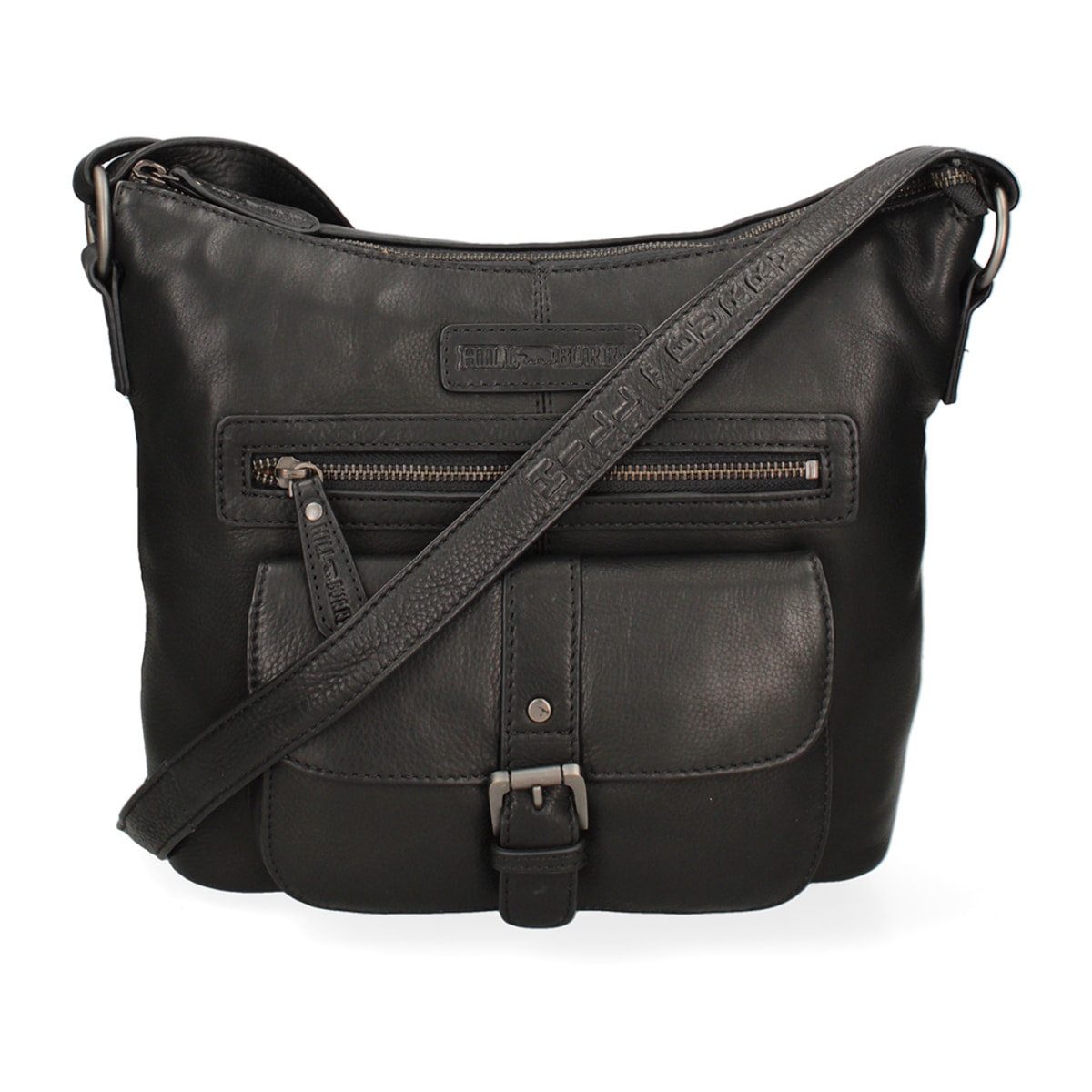 Borsa a tracolla da uomo In Vera pelle Made in Italy 31x23x12 cm