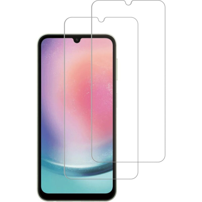 Protège écran ESSENTIELB Samsung A25 Verre trempé X2