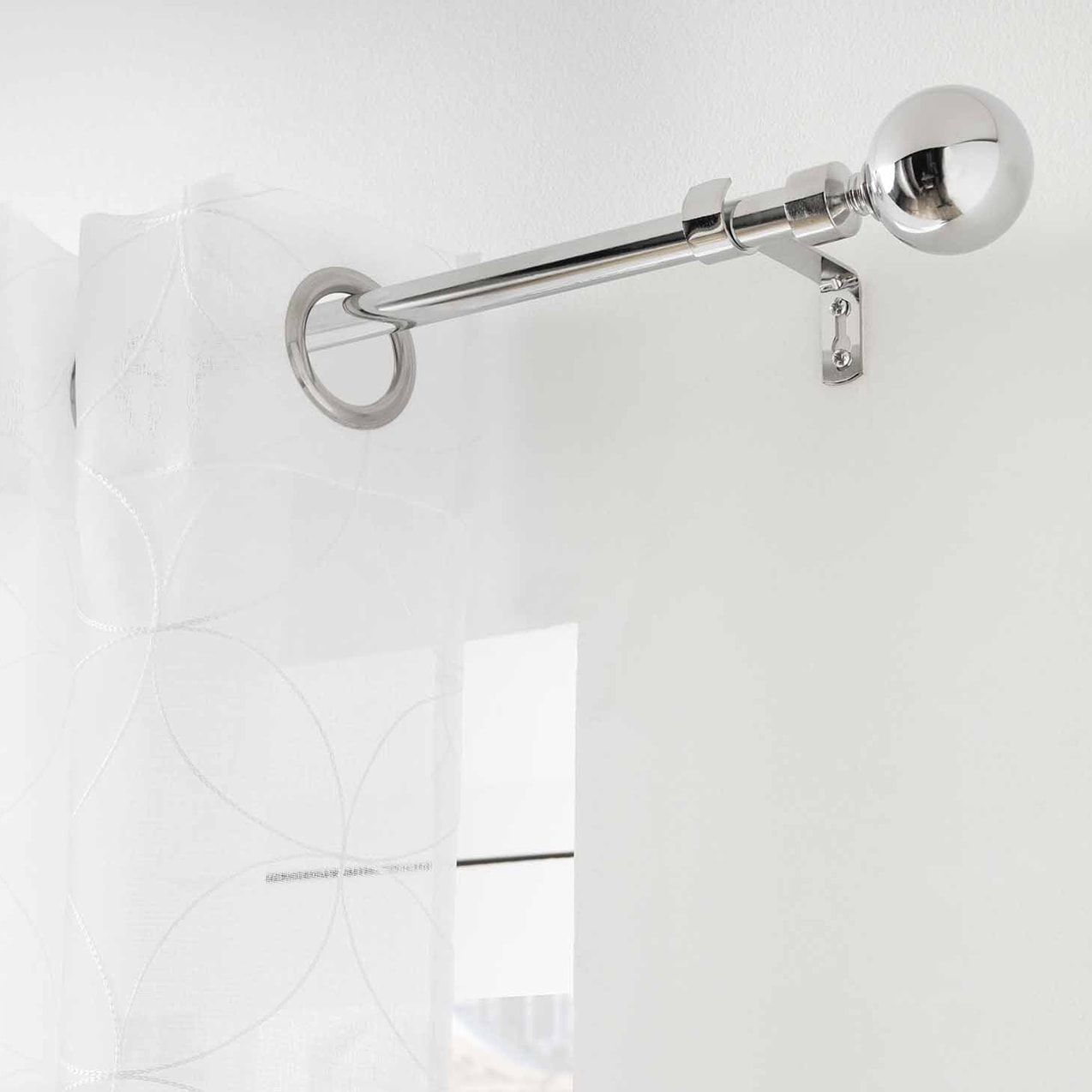 Tringle extensible en kit - Gris