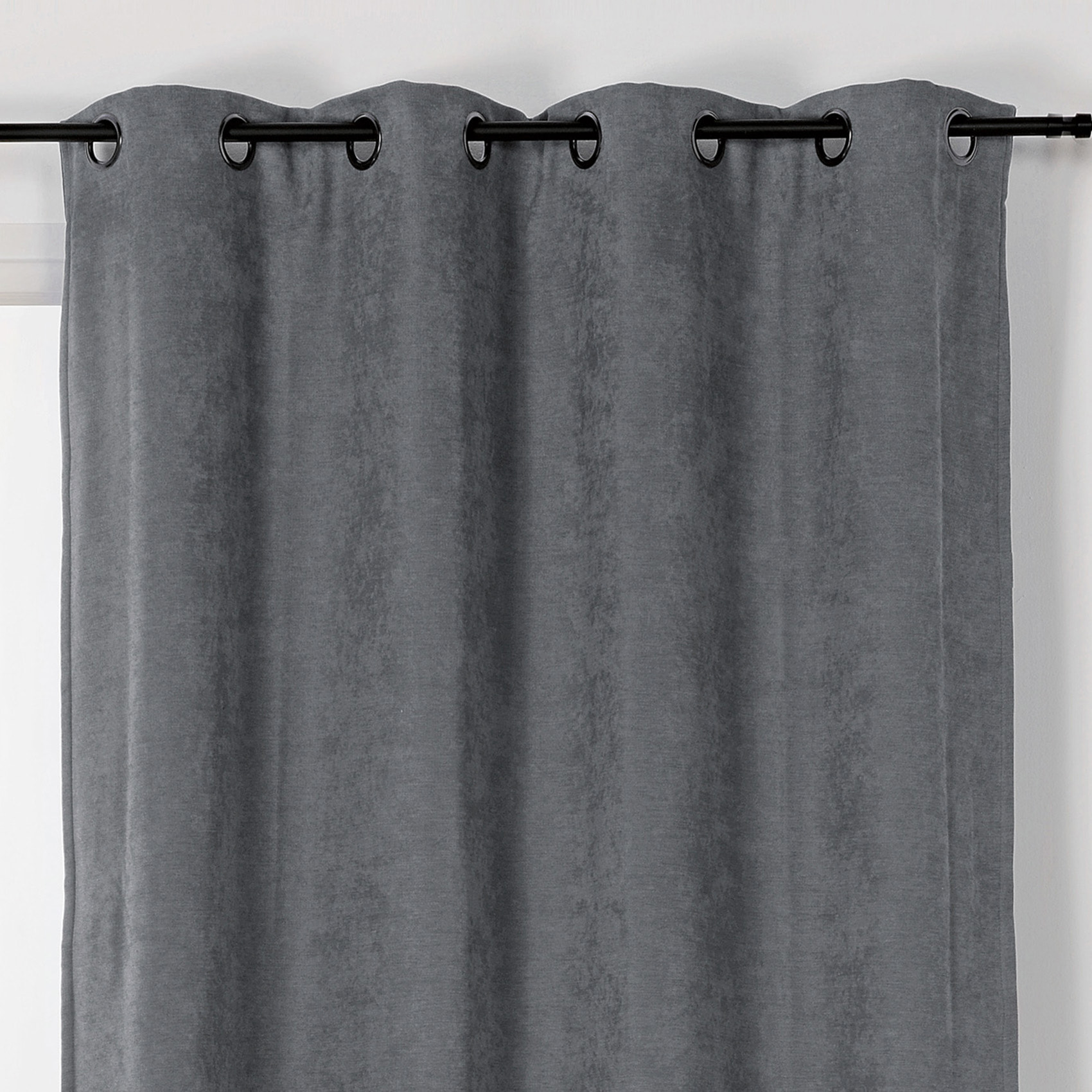 Rideau Alaska isolant et 100 % occultant - Gris anthracite