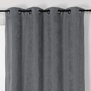 Rideau Alaska isolant et 100 % occultant - Gris anthracite