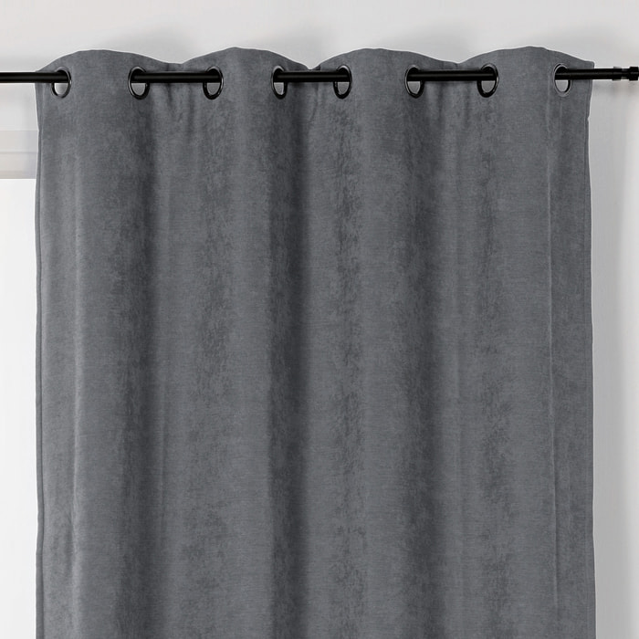 Rideau Alaska isolant et 100 % occultant - Gris anthracite