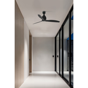 MINI ETERFAN M ventilatore da soffitto nero opaco