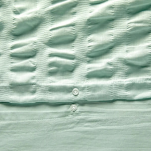 Parure de lit Irhia 240x220cm vert céladon