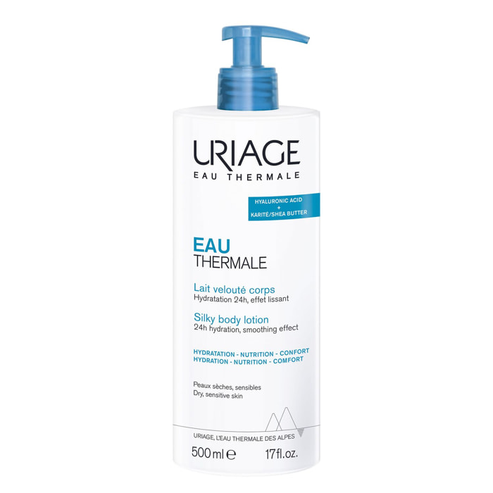 Eau Thermale - Lait Velouté Corps - Hydratation 24H, Effet Lissant