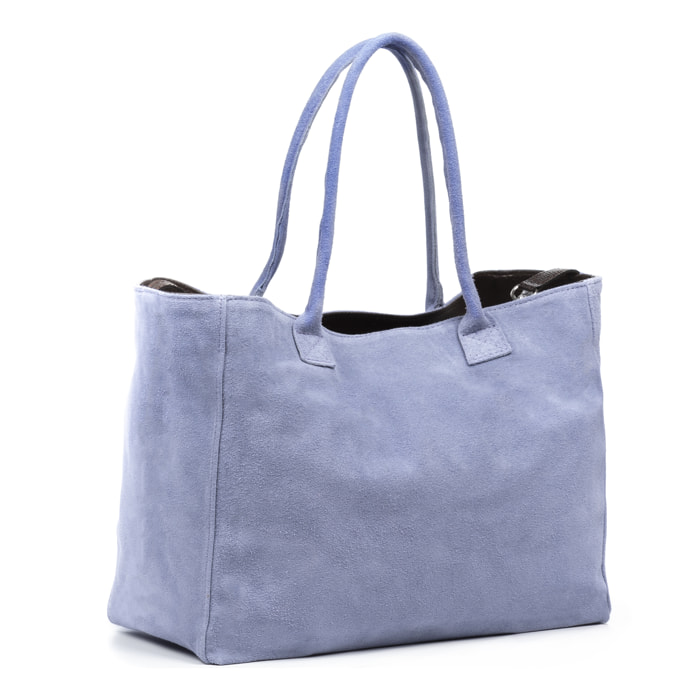 Annagrazia Borsa Shopper Donna.Pelle autentica Camoscio
