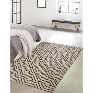 Alfombra LIVING DECO Etnic Piedra-Negro