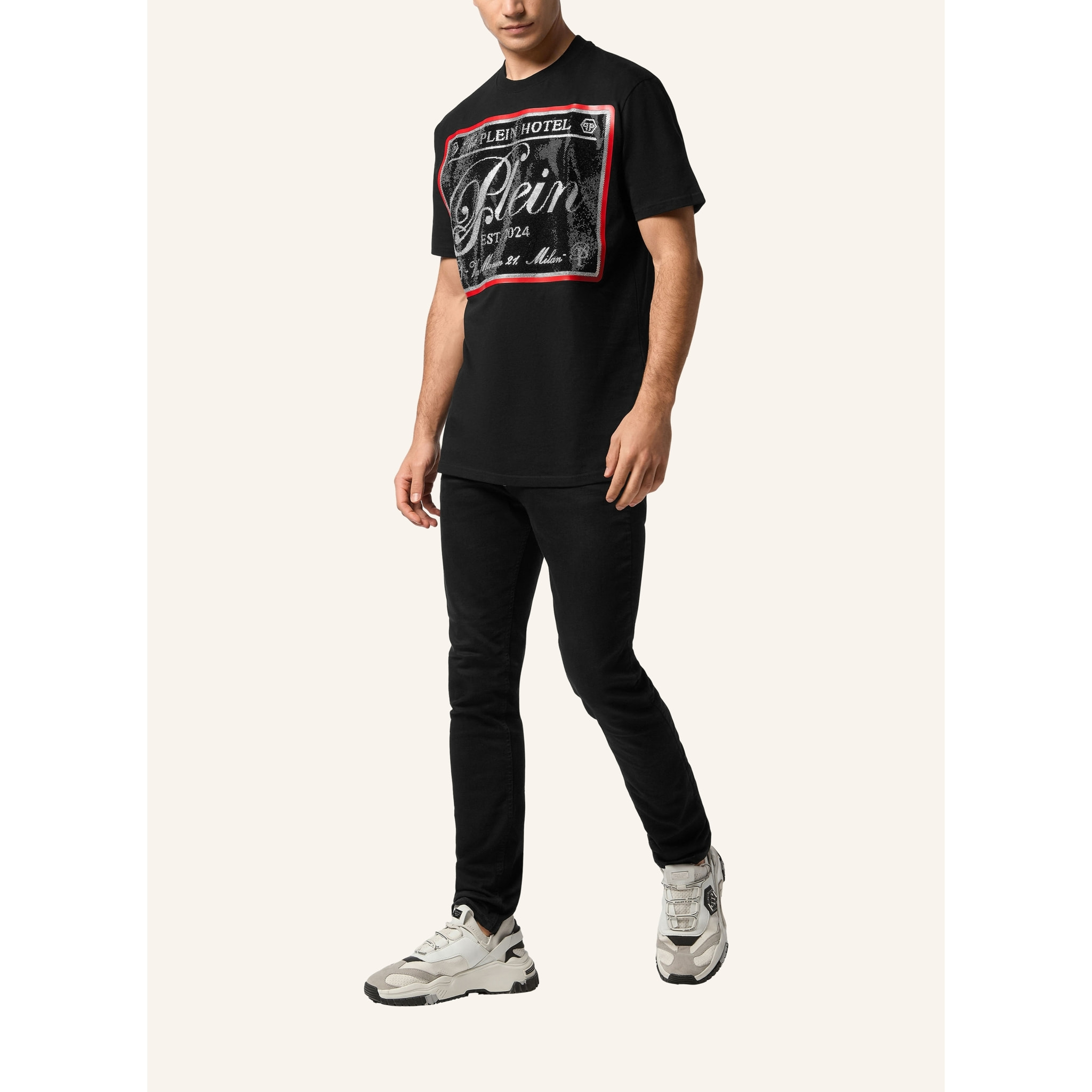 PHILIPP PLEIN Camiseta Cuello Redondo Ss