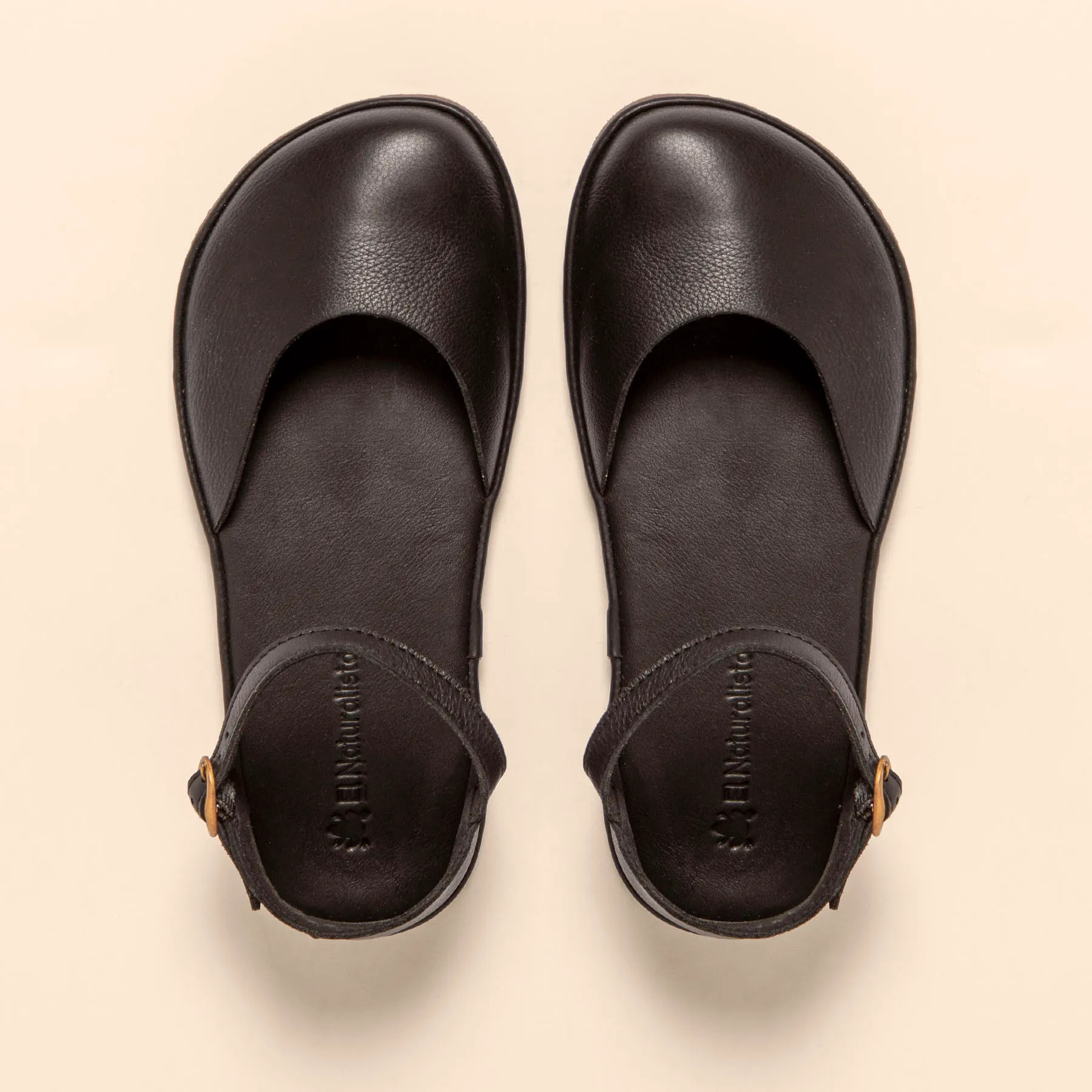 Sandalias N5683 SOFT NAPPA BLACK/ BARE SANDALS color Black