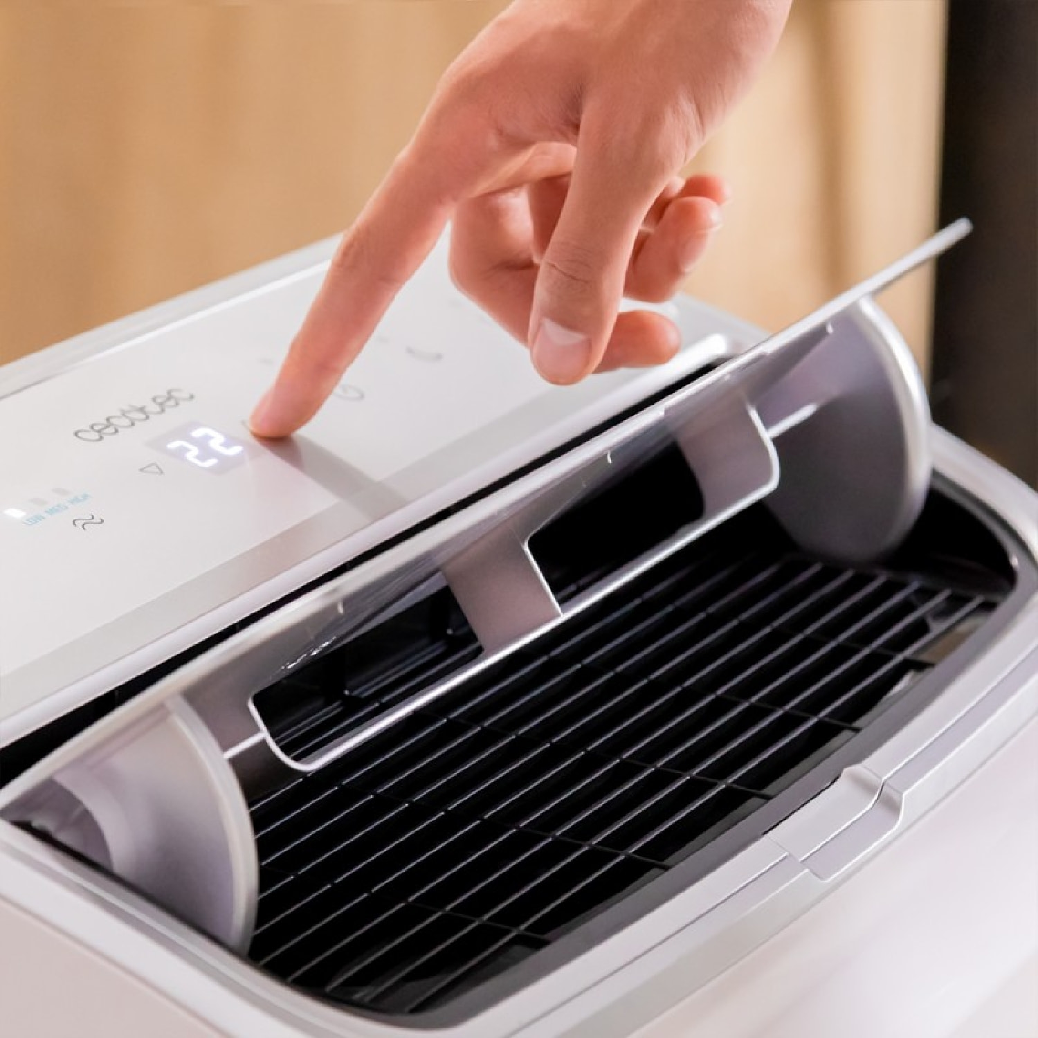 Cecotec Climatiseur portatif ForceClima 14800 Soundless Heating Connected