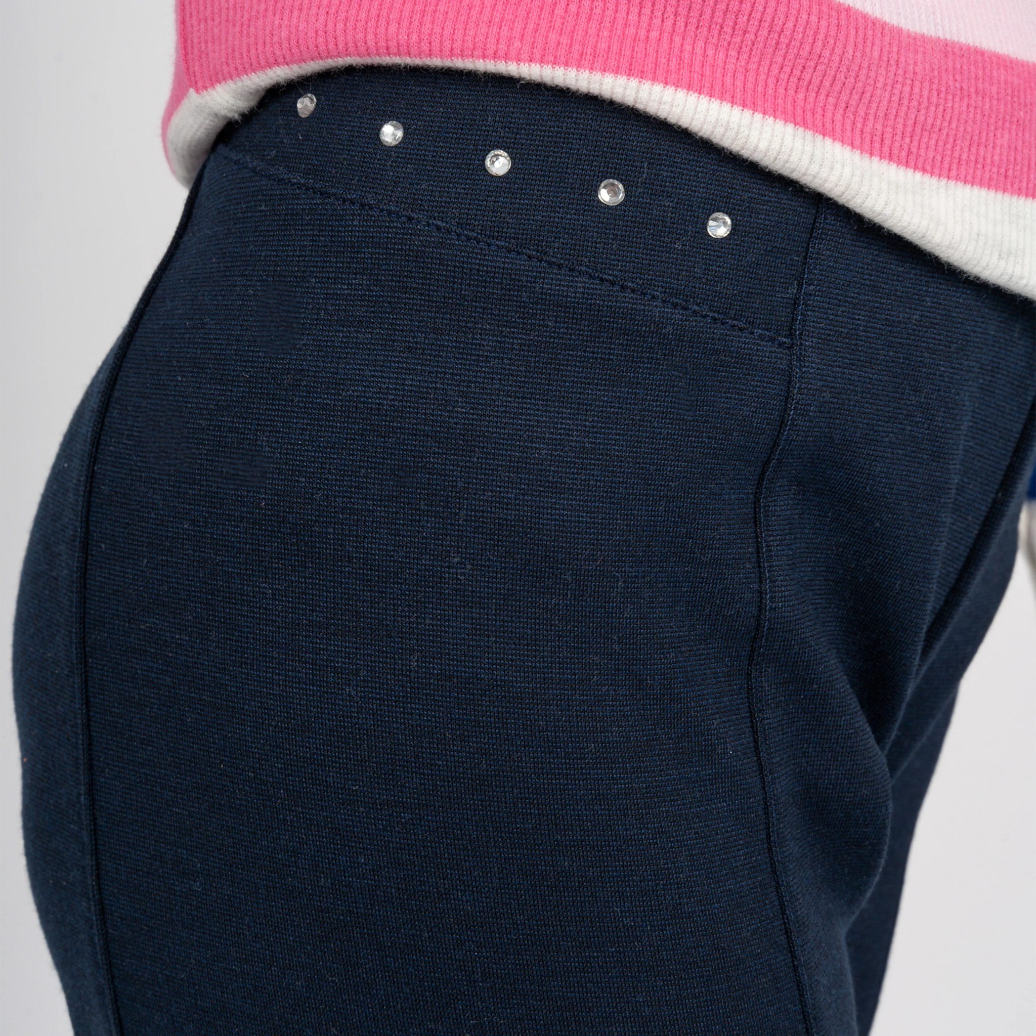 Pantaloni Da Bambina In Stile Navy