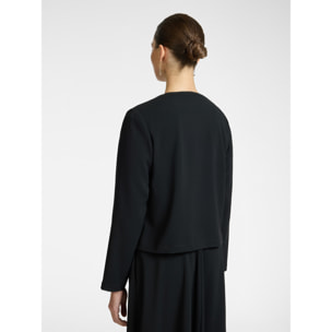 Elena Mirò - Giacca corta girocollo - Nero