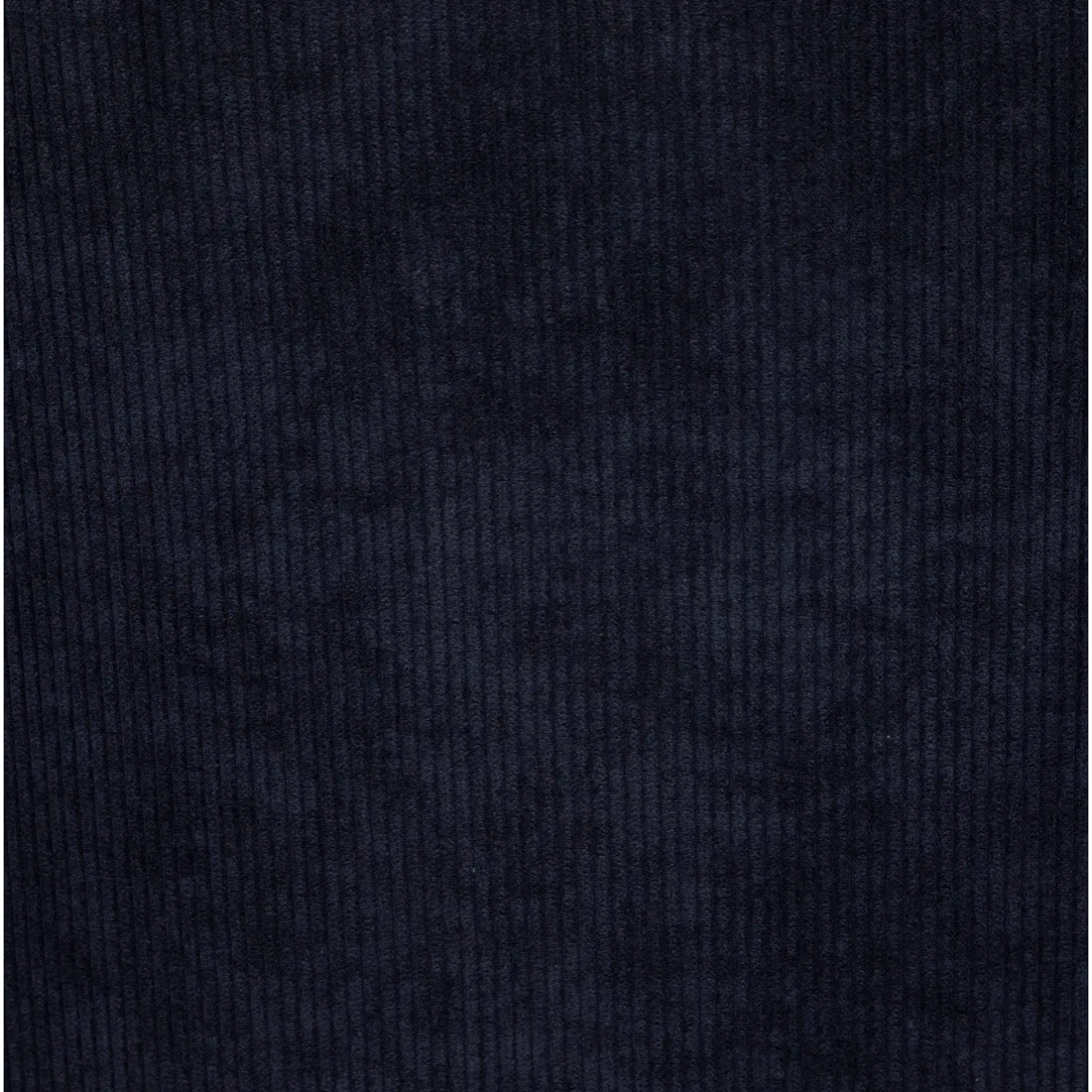 Chaise de bar "Celeste" - velours côtelé - pieds métal imitation chêne - bleu encre