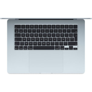 Ordinateur Apple MACBOOK Air 15" Puce M5 CPU 10 / GPU 10 coeurs Mémoire RAM 16Go Stockage 1To SSD Bleu ciel