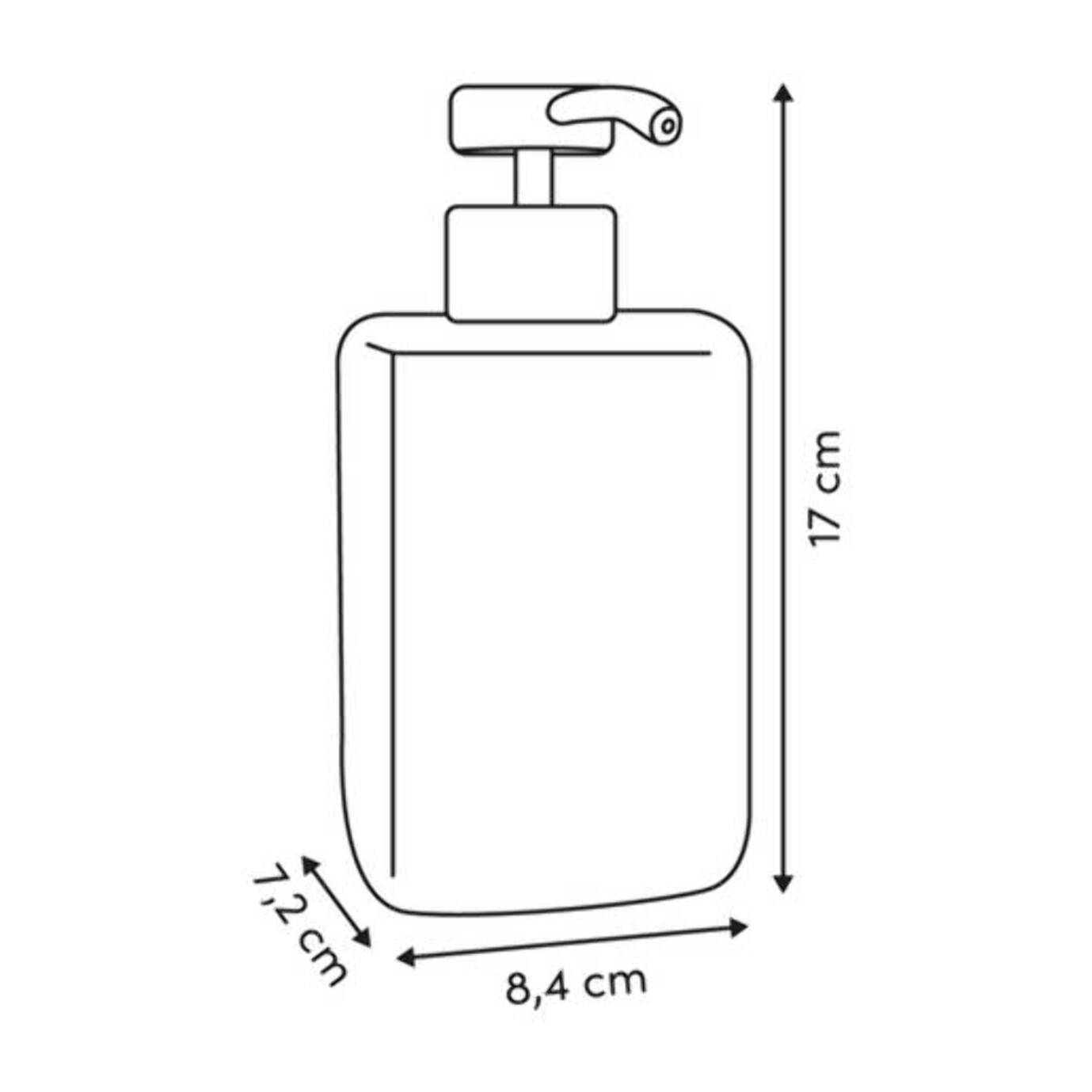Distributeur de savon Cloudy blanc 370 ml