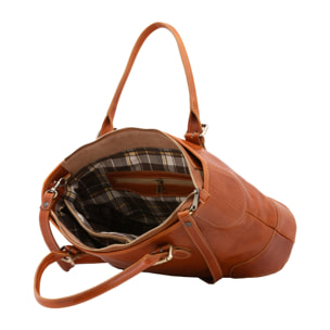 Borsa a tracolla da donna - Modello False - 100% pelle - 28.0 x 43.0 x 16.0 cm