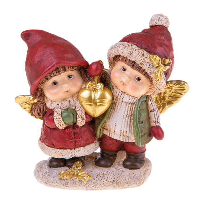 Coppia bambini con cuore - Pezzi 6 - ROSSO - Bianchi Dino SpA