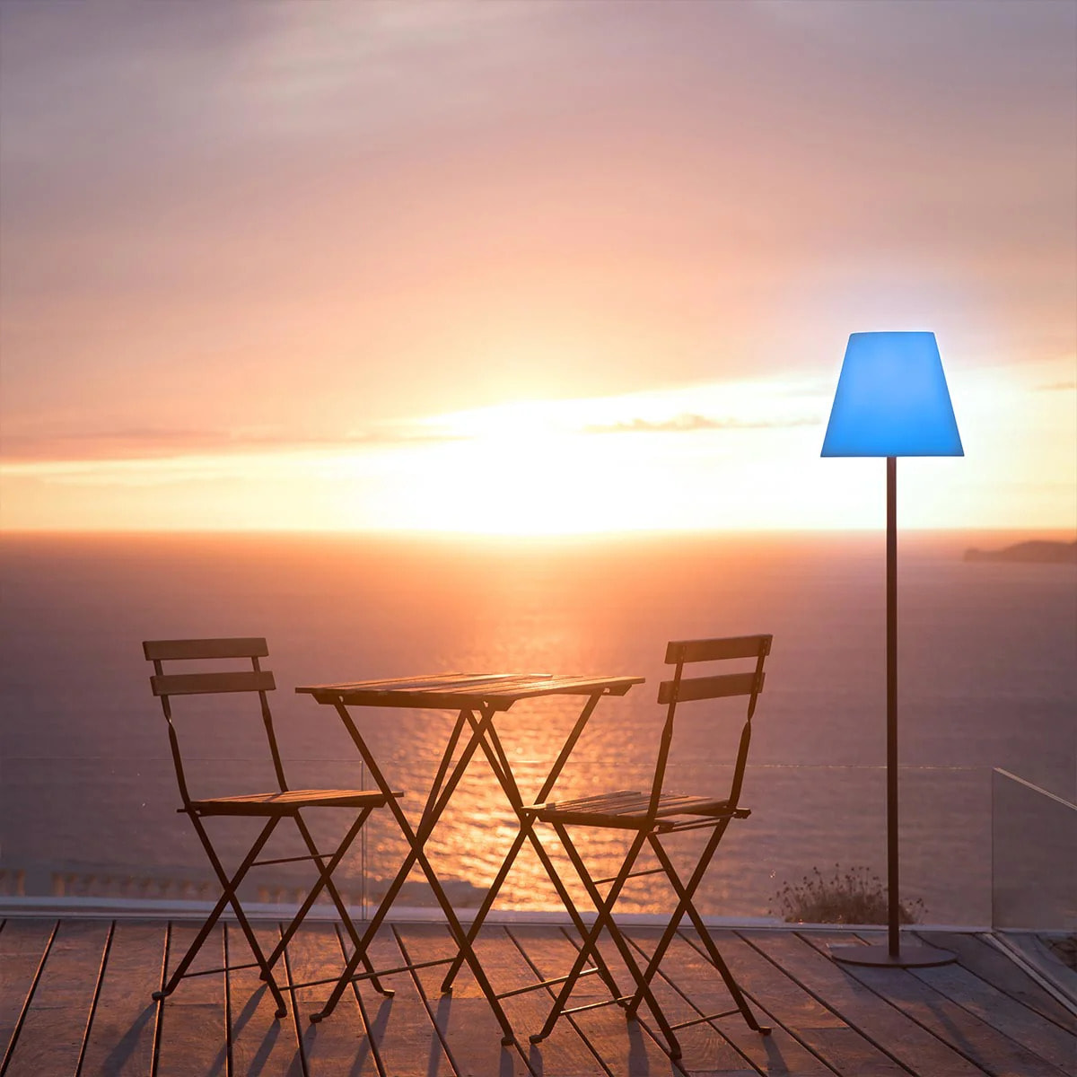 Lampadaire sans fil STANDY RGB H150CM