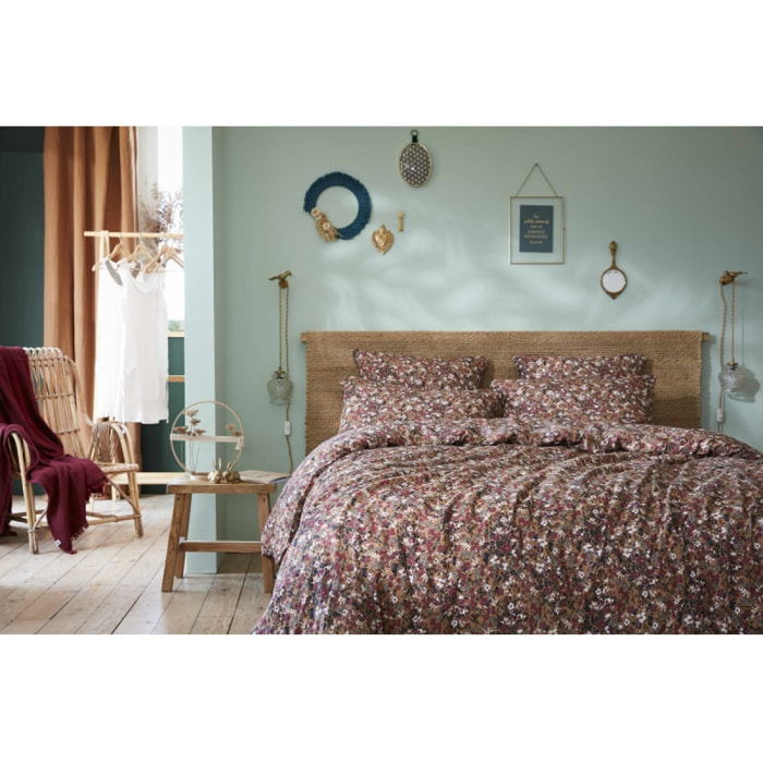 Housse de couette "Capucine" toutes dimensions "Gaze de Coton" - Capucine Camel - Housse de couette