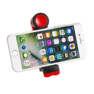 DAM Porta smartphone da auto per presa d'aria 3x2x9 Cm. Colore nero