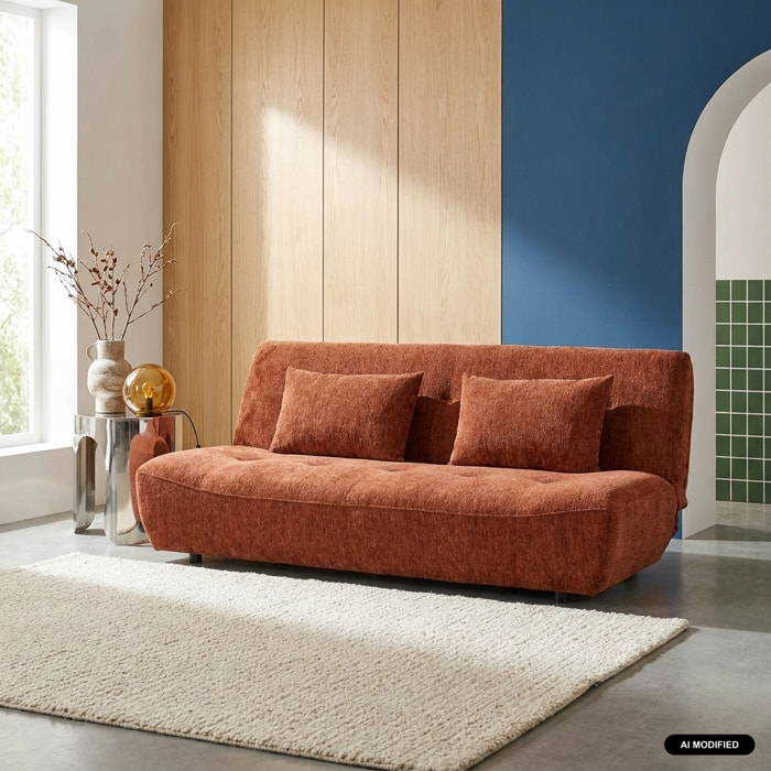 Banquette convertible tissu chenille 3 places KLIK