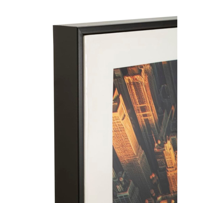 STAMPA SU TELA LACCATA NEW YORK C/CORNICE -A- CM 72X4X102