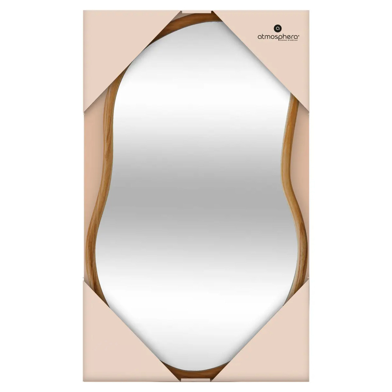 Miroir Livia en bois 45x75cm