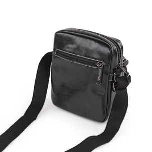 Bandolera Hombre Pu/Piel Lois Desert Negro