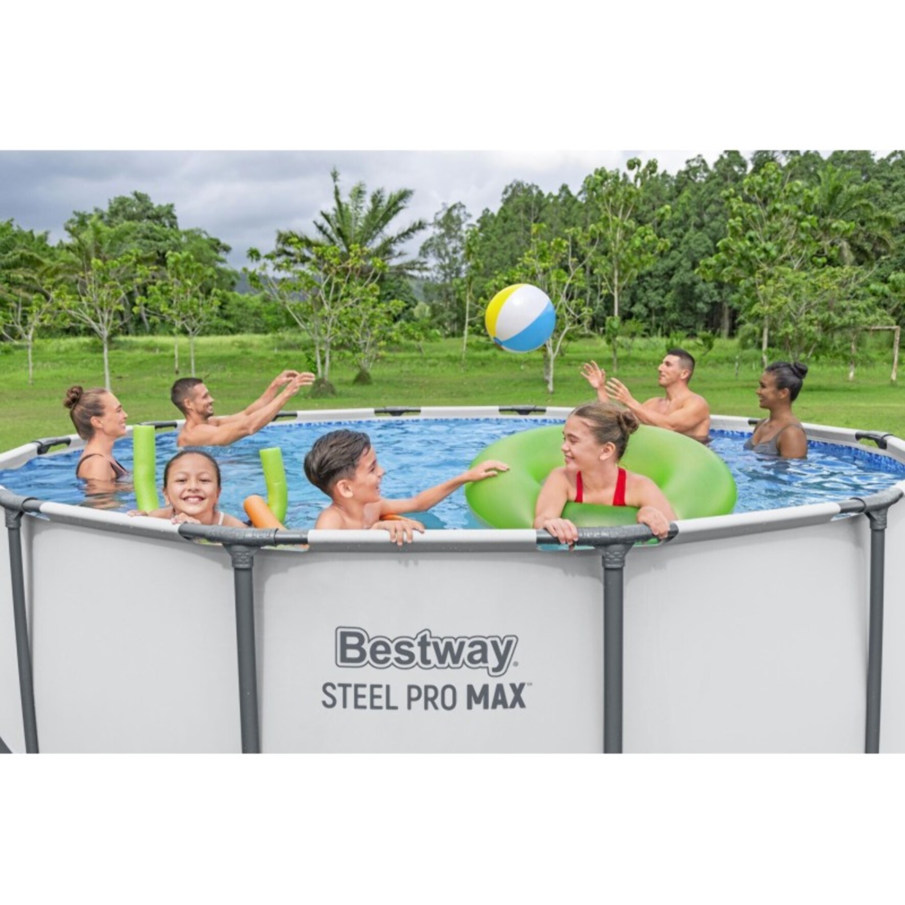 Bestway Piscine hors sol ronde Steel Pro MAX Solo Pool 396 x 122 cm Bestway