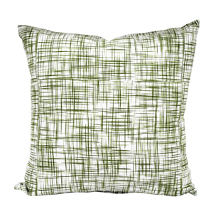 Cuscino 40x40 con federa Tie and dye green