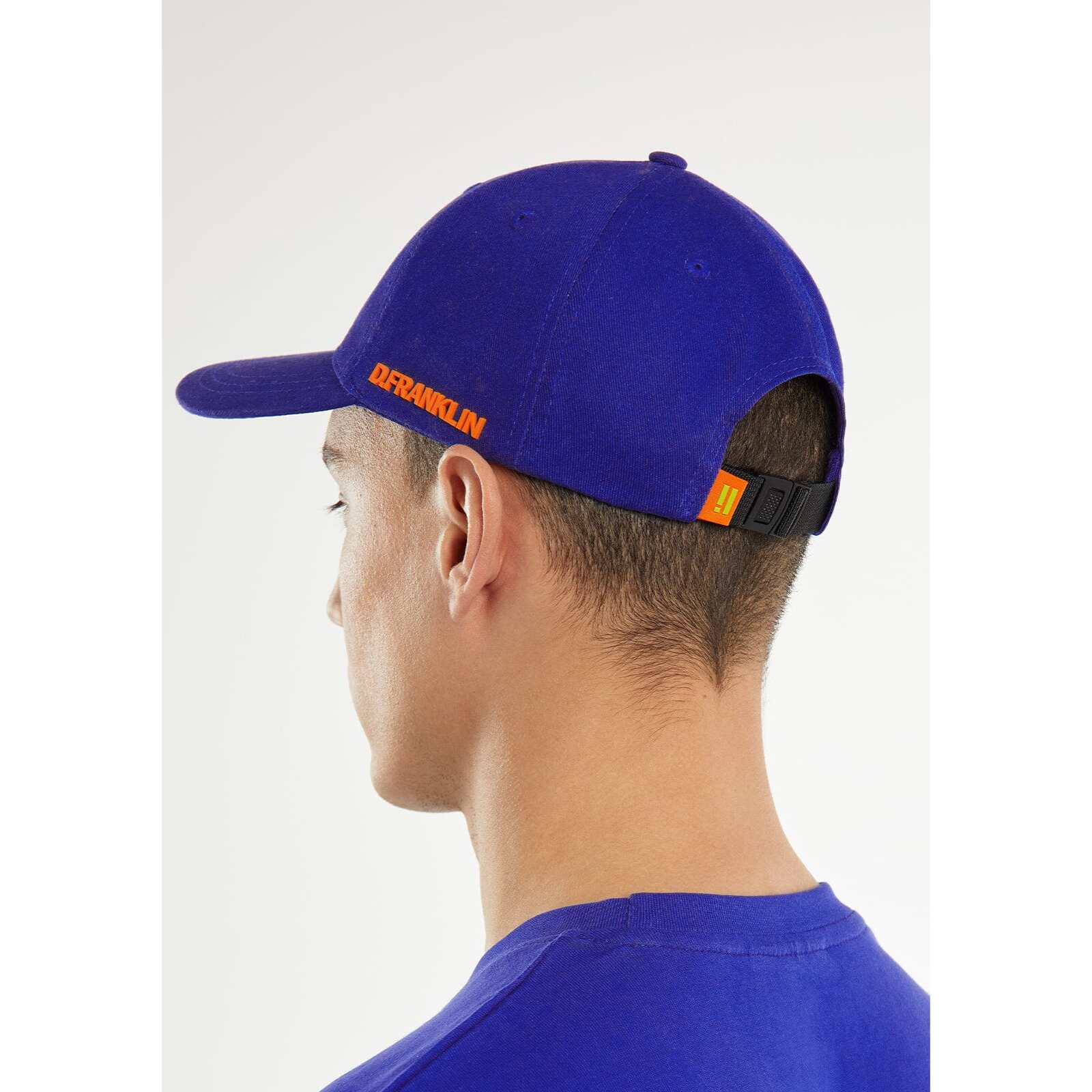 Gorra Unisex Basic Flag Cap Azul / Naranja D.Franklin