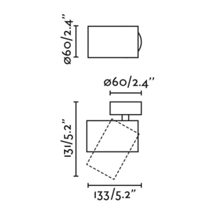 STAN Projecteur or satiné